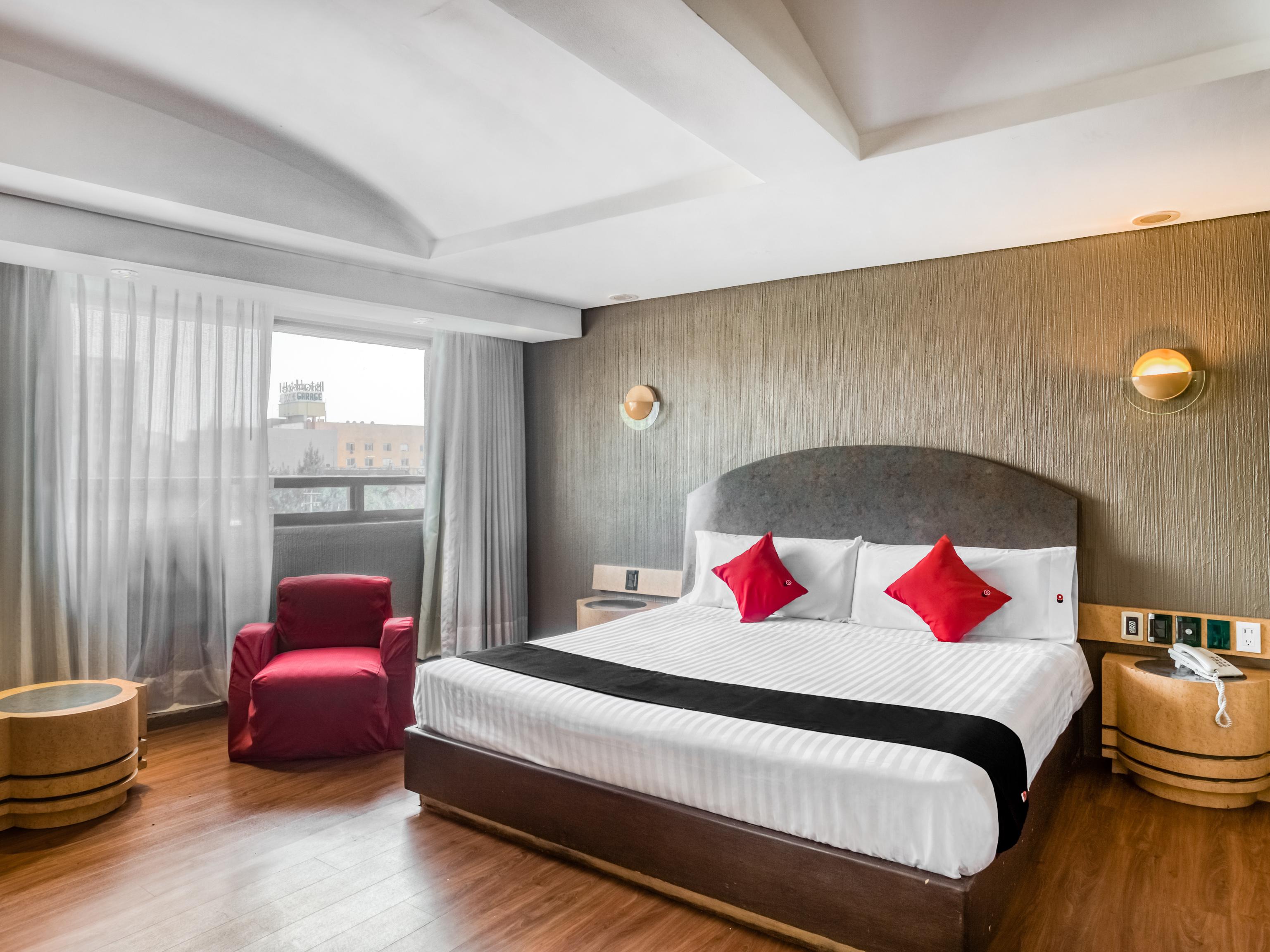 ホテル キャピタル オー アンドラーデ メキシコシティ エクステリア 写真 A bedroom at the hotel